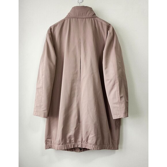 Windsmoor Beige Hooded Midi Length Fall Coat Timeless Fashion Large Pockets NWOT - Picture 13 of 16